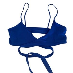 L*Space Blue Bikini Top